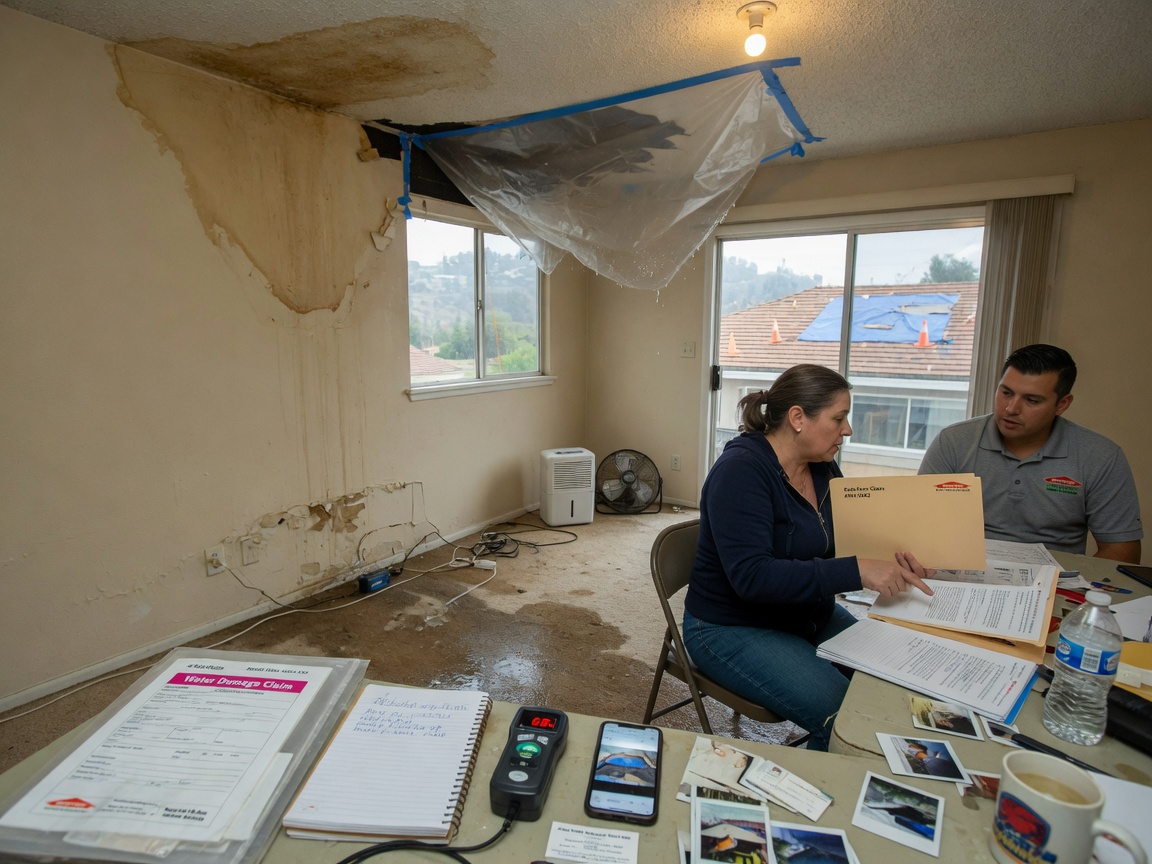 Handling Water Damage Claims After a North Hills Roof Leak