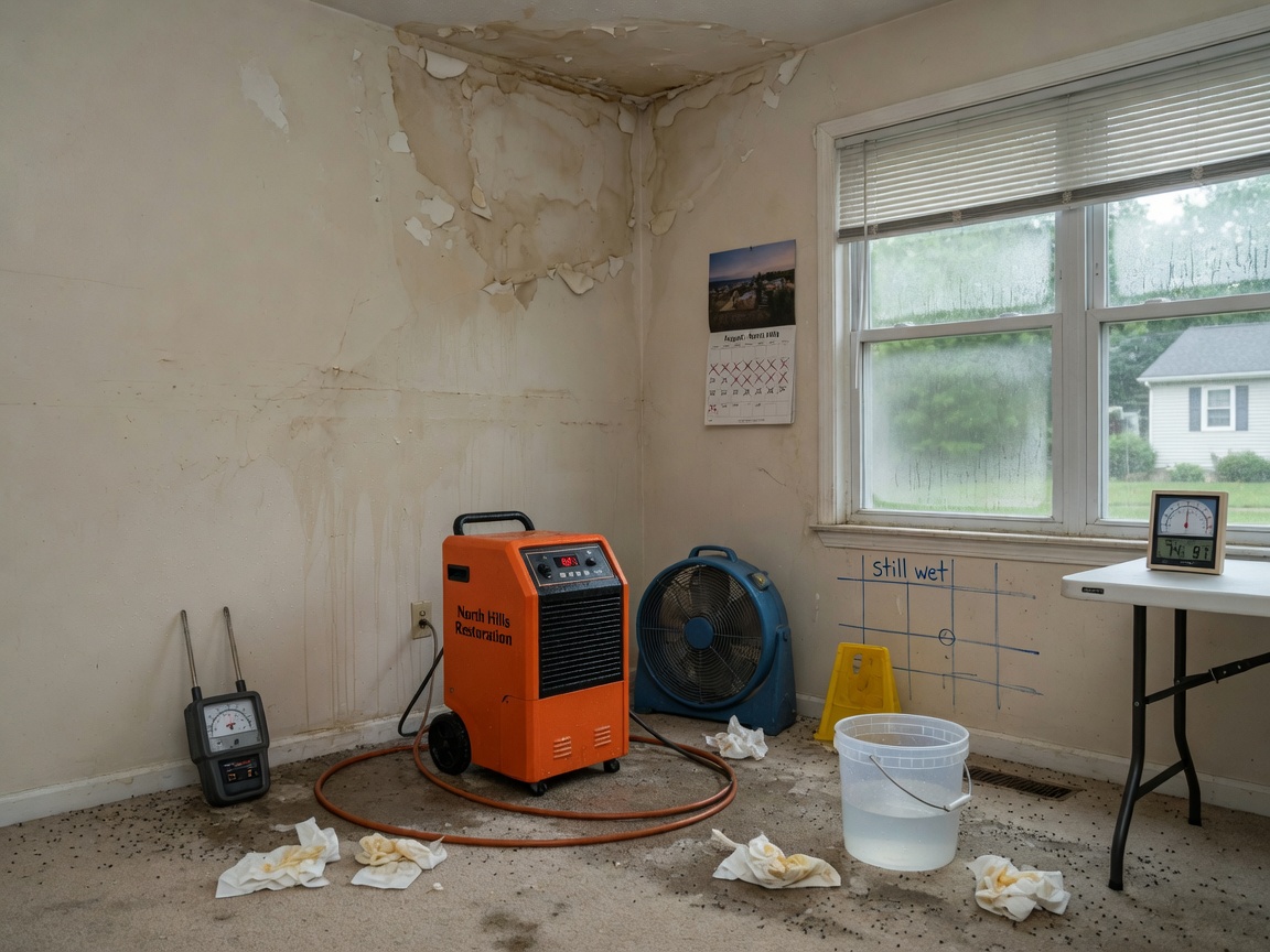 How North Hills Humidity Levels Affect Drying Times After a Leak
