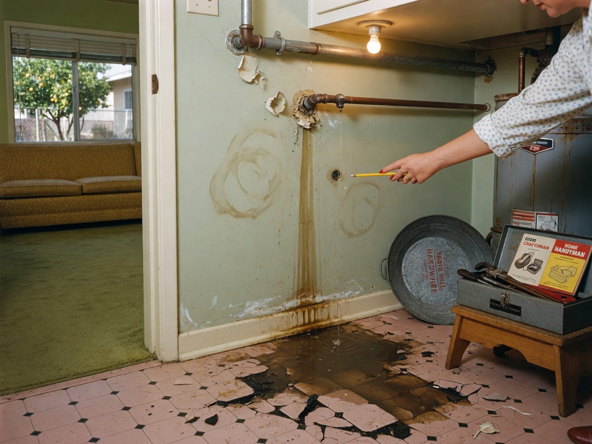 How to Spot Pipe Leaks in 1950s North Hills Ranch Houses